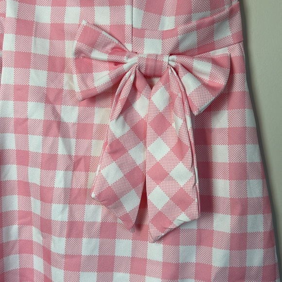 Barbie Costume Dress Pink Plaid Halloween Costume Princess Movie Cosplay NWOT - Picture 8 of 10